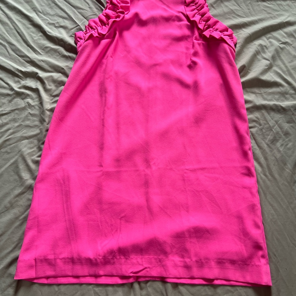 Lilly Pulitzer Fuchsia Ruffle Dress